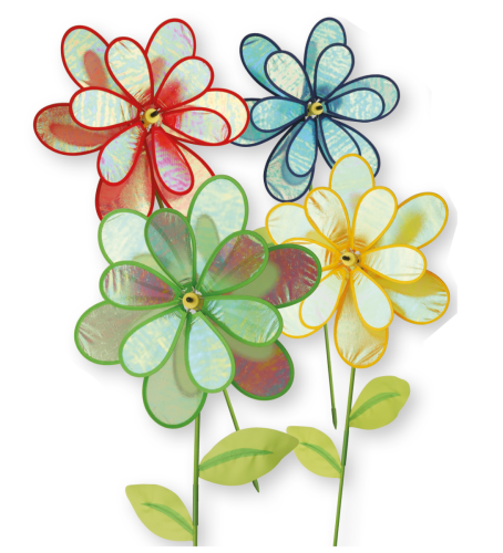 Double Flower Windmill - Set of 4
