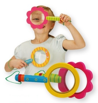 Wooden Magnifying Glasses - Set of 2