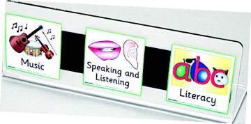 Desktop Visual Timetable Holder
