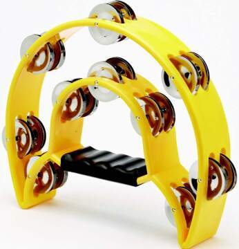 Double Half Moon Tambourine