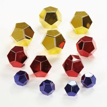 Colourful Metallic Boulder Blocks