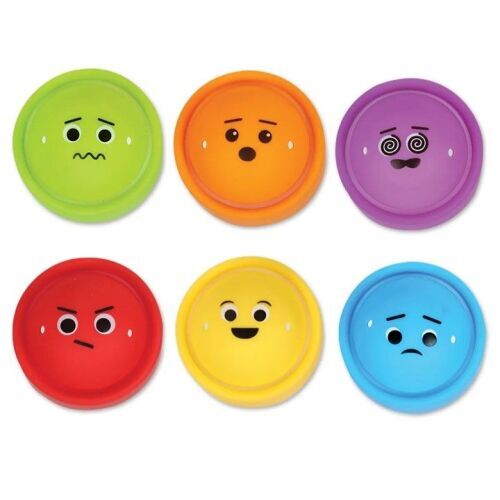 Rainbow Emotions Fidget Poppers - Set of 24