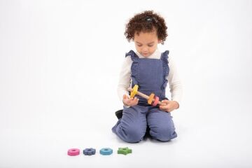 Rainbow Wooden Shape Twister