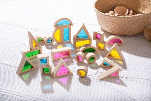 Rainbow Blocks - Set of 24