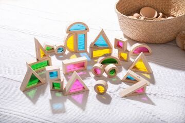 Rainbow Blocks - Set of 24