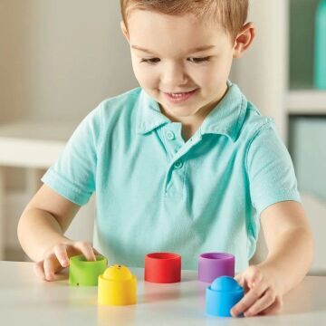 Rainbow Emotions Fidget Poppers - Set of 5