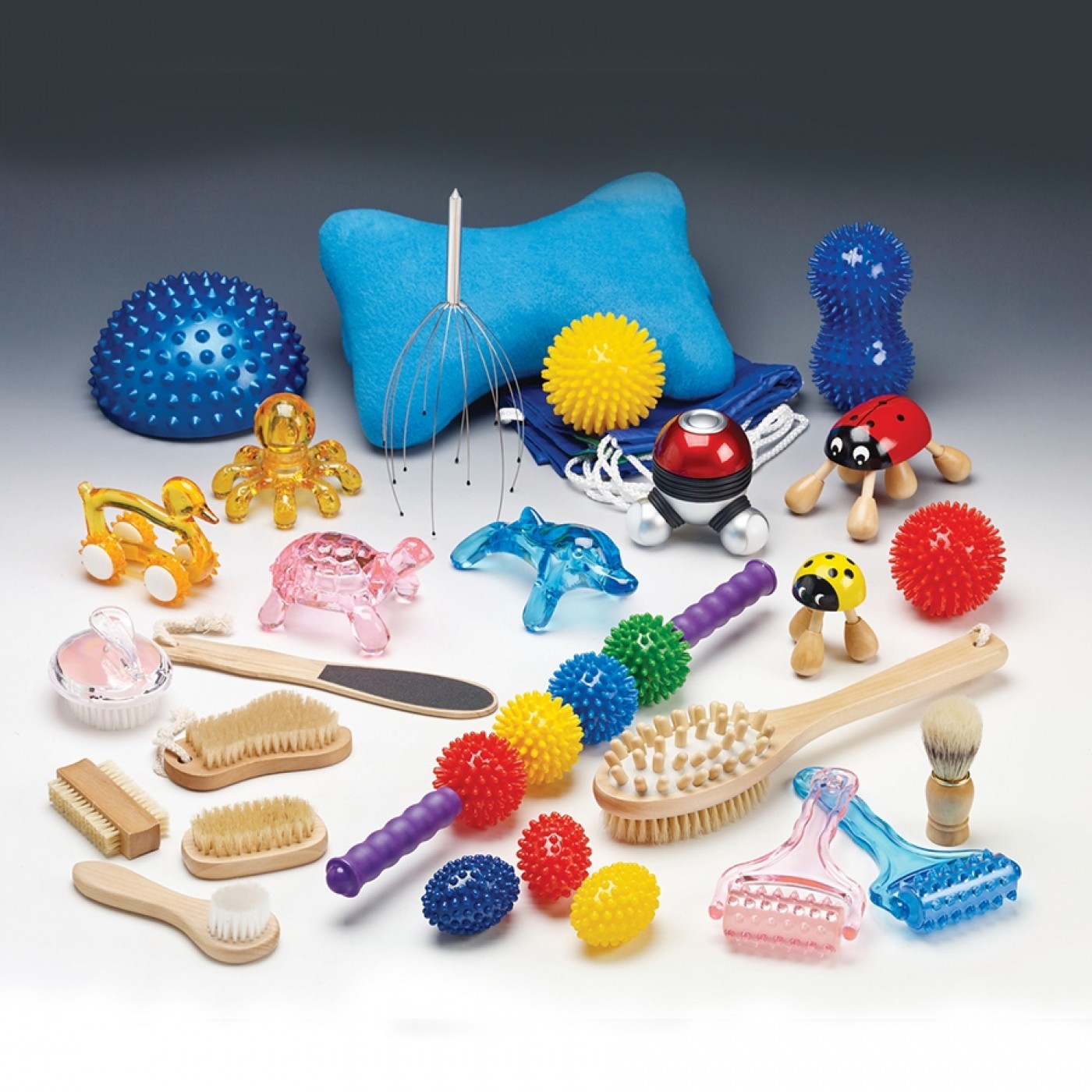 sensory vibrating massager Senseez Handheld Sensory Massager, Lil Jellyfish Soothable in Blue main image 1