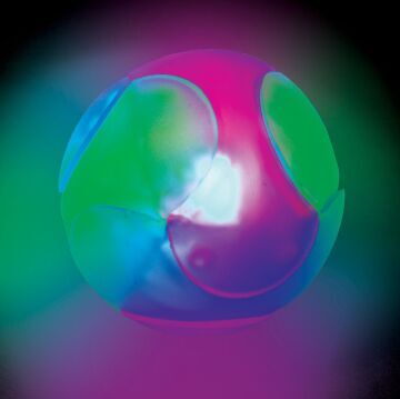 Rainbow Flashing Ball