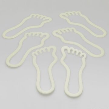 Glow in the Dark Feet - Set of 6
