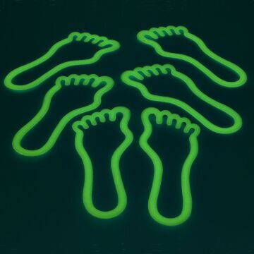 Glow in the Dark Feet - Set of 6