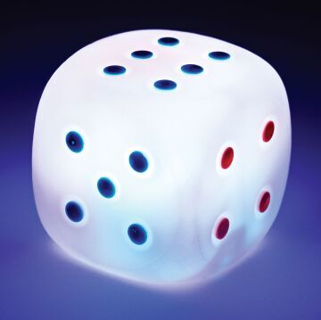 Light up dice