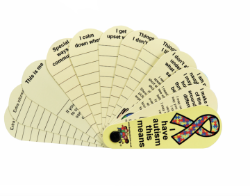 I Have Autism Fan Communication Passport