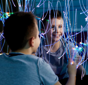 Curved Fibre Optic Mirror