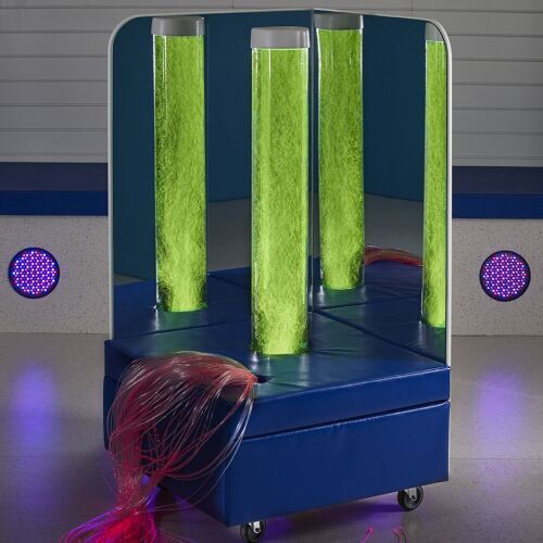 Portable Bubble Tube Corner with Fibre Optics